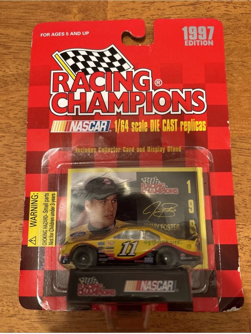 New Racing Champions NASCAR 1/64 Car diecast #11 Outdoor Life Jimmy Foster 1997